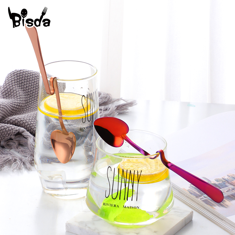 Colher de café pendurada em aç - Gold Cutlery Flatware avaliação e preço
