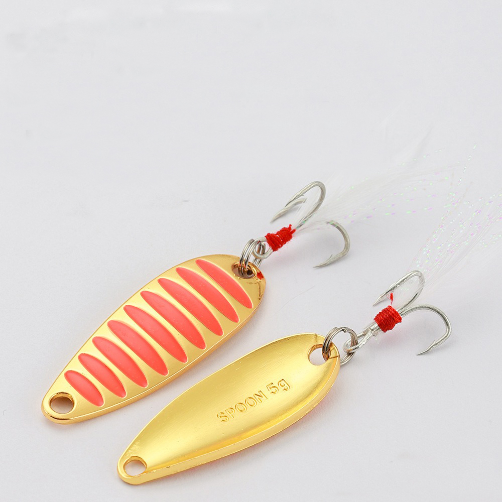 Isca de Pesca Tipo Colher 5g 7 - Gold Cutlery Flatware avaliação e preço