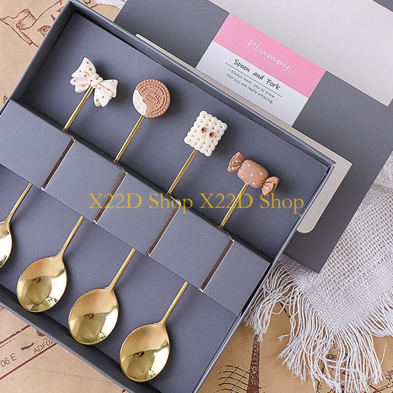 Colher sobremesa antiferrugem  - Gold Cutlery Flatware avaliação e preço