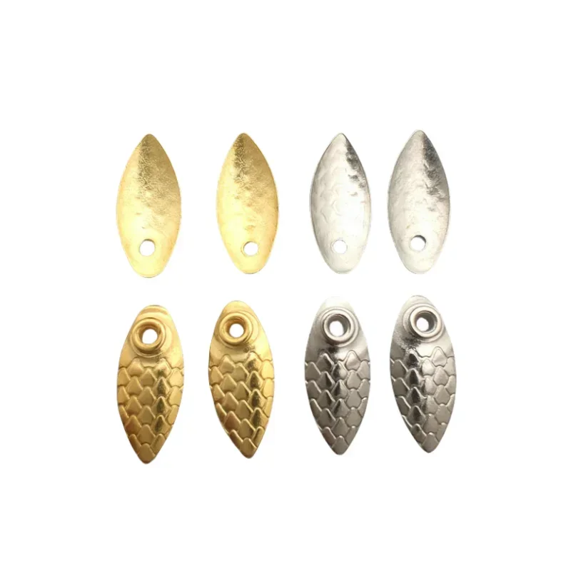 50 pçs lâminas de isca de pesc - Gold Cutlery Flatware avaliação e preço