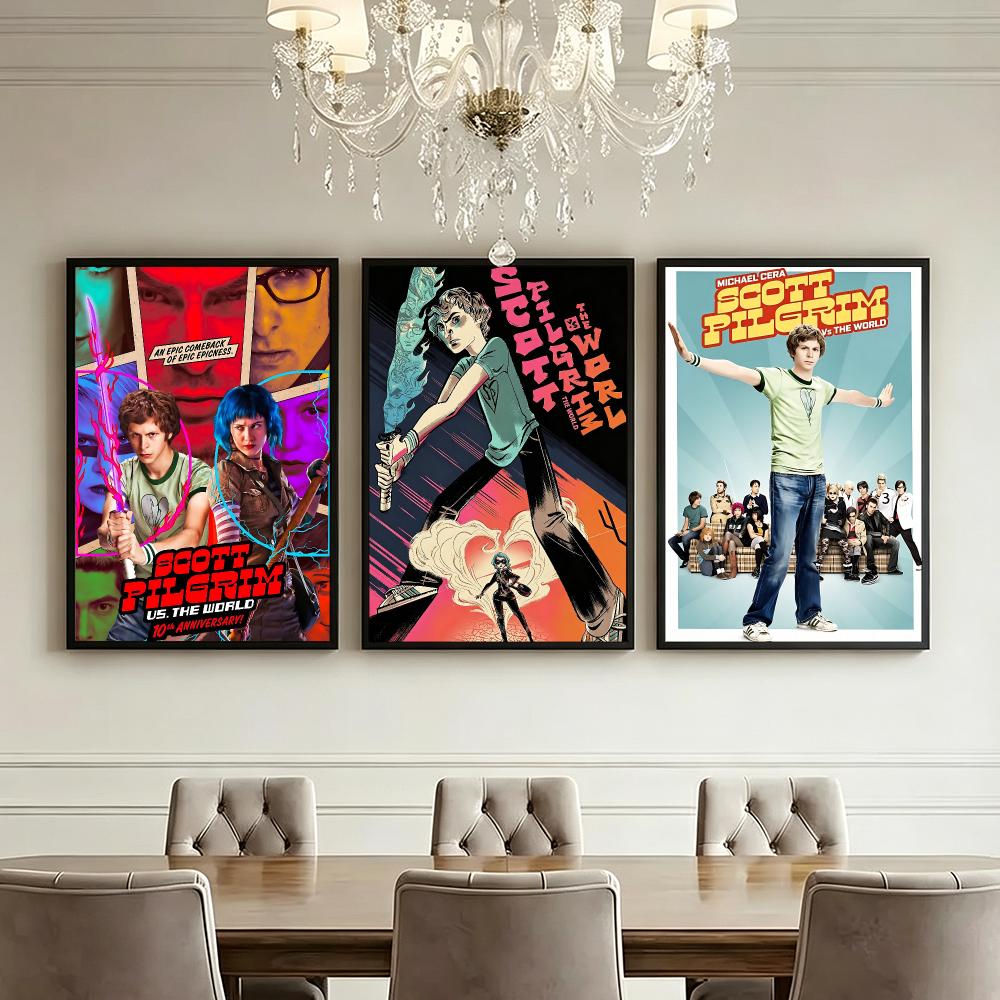 Pôster do filme Scott Pilgrim  - Luxury Lifestyle Wallpaper avaliação e preço