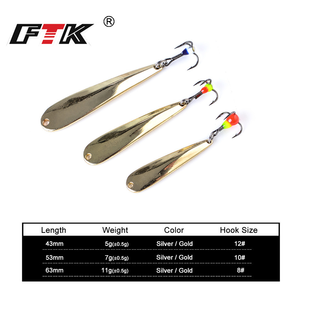 Isca de Pesca no Gelo FTK Meta - Gold Cutlery Flatware avaliação e preço