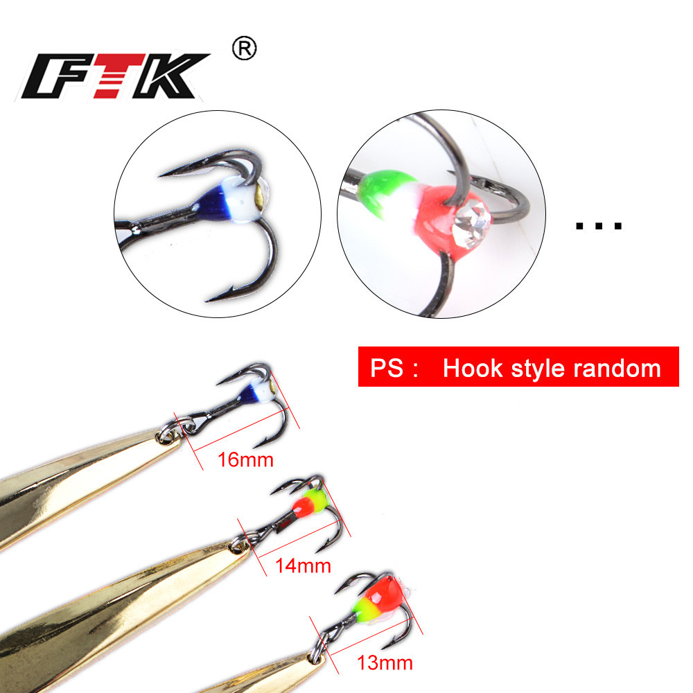 Isca de Pesca no Gelo FTK Meta - Gold Cutlery Flatware avaliação e preço