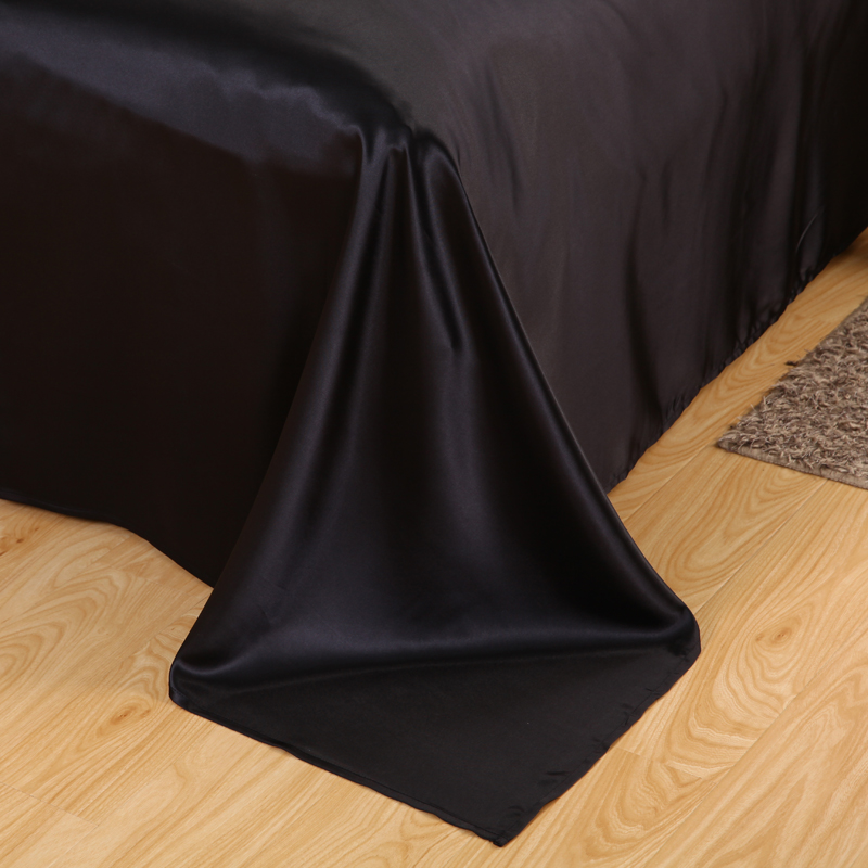 Cetim preto conjunto de cama c - Silk Pillowcase Set avaliação e preço
